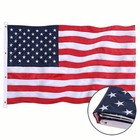 Us 5x8ft American Flag Heavy Duty Embroidered Stars Sewn Stripes Grommets Oxford