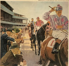 1959 Seagram   s Whiskey Advertisement Derby Horse Race Track Vintage Print Ad