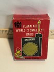 Vintage Worlds Smallest Radio By Planatair W  Original Box And Instructions