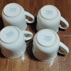 Antique Family Table Stoneware White Mug Set Of 4 W  Handles  Made In Japan