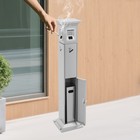 Commerce Cigarette Butt Receptacle Outdoor Standing Smoking Bins For Hotel Lobby
