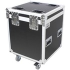 Prox Xs-utl4 Half Trunk Utility Flight Case With Caster Dish And Wheels  Medium