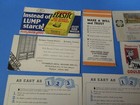 Lot Of 10 Vintage Used Advertising Ink Blotters  as Is  Rj