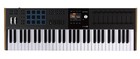 Arturia Keylab 61-key Mk3 Black Keyboard Controller audio Technica Headphones