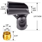 5 Pack Mic Clips For Stand  Universal Microphone Clip Holder With Adapters