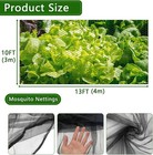 2 Pcs Mosquito Nettings 10 X 13ft Fly Insect Bird Net Garden Mesh Screen Barrier