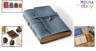 5x7 1 Inch Genuine Leather Travel Journal With Hard Cover And Plain Pages