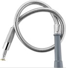 T s Brass B-0044-h Hose 44  Flexible Stainless Steel  gray Handle  Replacement