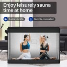 Toread Portable 2-person Lying Steam Sauna For Home  4l 1400w Steam Generator