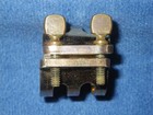 Vintage Brilhart Triple   3 Band Alto Saxophone Ligature - Heavy Gage Brass