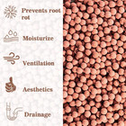 14oz Clay Pebbles For Indoor Plants Drainage  Hydroponics  Leca  Aquaponics Use