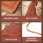 Vintage Pu Leather Journal Notebook Pocket Diary Travel Writing Sketchbook New