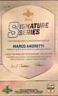 Marco Andretti Signed 2025 Parkside Trading Card Autographed Indycar  61 75