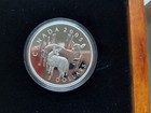 2005 Canada  5 Fine Silver Deer   Fawn Coin And Stamp Set In Wooden Box
