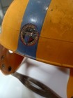 Vintage Early 1950s Draper   Maynard Lucky Dog Youth Football Helmet Single Bar