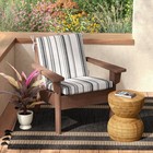 Rubberwood Cylinder Bulbous Accent Patio End Table Brown - Threshold
