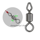 100pcs lot Fishing Barrel Swivels Brass Rolling Solid Ring Swivel Size 1 -12 
