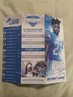 2017 Detroit Lions  nfl  Darius Slay Official Team Pocket Schedule