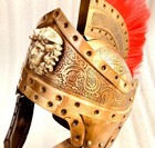 Medieval Armor Helmet Of Royal Roman King Army Praetorian Guard Roman Helmet