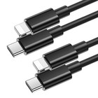 2x For Iphone For Ipad 1 2 3 4 Type-c To Apple Fast Charging Data Sync Cable