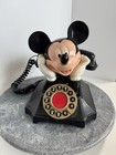 Vintage Disney Mickey Mouse Rotary Phone Landline 1990s Telephone