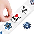 Israel Stickers Roll 500 Pcs - And 1 5inch 
