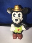 Vintage  Walt Disney Productions Mickey Mouse Ceramic Figurine Japan C1970s