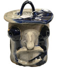 Face Jug Bird House Vintage Pottery Abstract Unique Handcrafted 8  Artist-signed