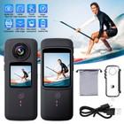 4k Hd Wifi Action Camera Vlog Sports Selfie Premium For Insta360 X3 360 Go Rpo