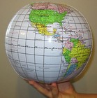 20 Inflatable World Globes Beach Ball Inflate Earth Map Teacher Aid Geography