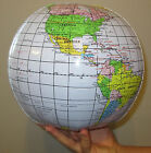 4 New Inflatable World Globes Beach Ball Inflate Earth Map Teacher Aid Geography