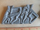Vintage 1930s Rapaport Bros Junior Caster Lead Toy Soldiers Mold - World War I