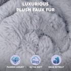 Cat Beds For Indoor Cats Dog Crate Pad Warm Fluffy Plush Dog Kennel Bed Flat    