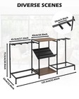 Strich Guitar Stand - Multiple Guitar Rack W  Pedals For Acoustic  Electric bass