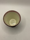 Antique 19th Century Copper Luster Vase Or Cup With Blue  3   t