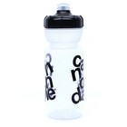 Cannondale Gripper Water Bottle Stacked Logo Clear W  Black 600ml 21oz Cp5302u20