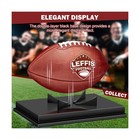 Leffis Football Display Case  Acrylic Football Case Display Case  Memorabilia   