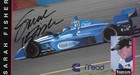 Vintage Photo  Sarah Fisher  Shinji Nakano   Indy Car Racing  Signed  6  X 11 