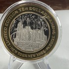 New York-new York Las Vegas Nv  10 Gaming Token Limited Edition  999 Fine Silver