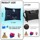 Canvas Cash Bag With Lock And 2 Keys - 11 4 X 8 3 Inch Money Bank Deposit Bag   