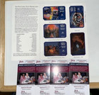 Set Of 5 Series A Phonecards Signed By Moody Blues Edge Thomas Lodge Hayward Jsa