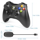 Wireless Controller For Microsoft Xbox 360  360slim  360e  Pc Windows 11 10 8 7