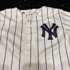 Kids New York Ny Yankees Baseball Jersey Top Size 3t Majestic White Stripes