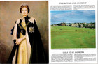 St Andrews Royal Ancient Golf Club Ad Promo Booklet 1984 Vintage Queen Elizabeth