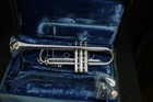 Accent Tr950 Pro Bb Trumpet W bach Case  7c Mp  B   S Gold 5c Mp  nice Horn 