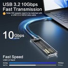 M 2 Nvme Ssd Enclosure  High-speed To Usb Enclosure With 3 2 Gen 2    