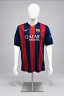 Lionel Messi Signed Fc Barcelona  10 Jersey 2014 15 Ucl Beckett Bas 
