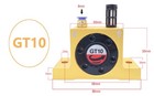 2x Gt10 1 8   Industrial Pneumatic Air Power Turbine Vibrators For Hopper Golden