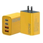 120w 4-port Usb C Fast Wall Charger Block All Cell Phone 17 15 16 11 X Ipad Lot