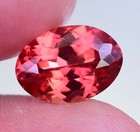 Natural Padparadscha Sapphire 5 40 Ct Oval Certified Loose Gemstone